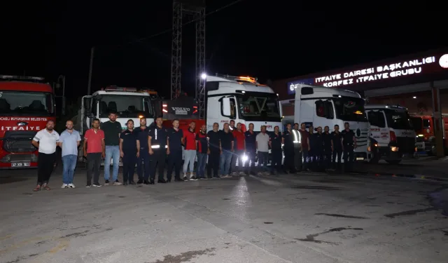Önce Sakarya, şimdi Manisa... Kocaeli ekipleri yangınlara karşı tek vücut
