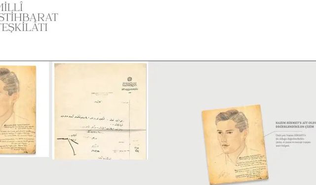 MİT bir belgenin daha gizliliğini kaldırdı; Nazım Hikmet'e ait olduğu değerlendiriliyor