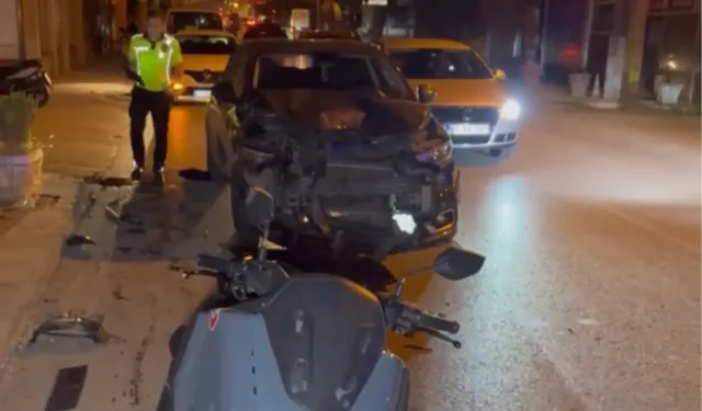 Düzce’de otomobil ile motosiklet çarpıştı: 2 yaralı