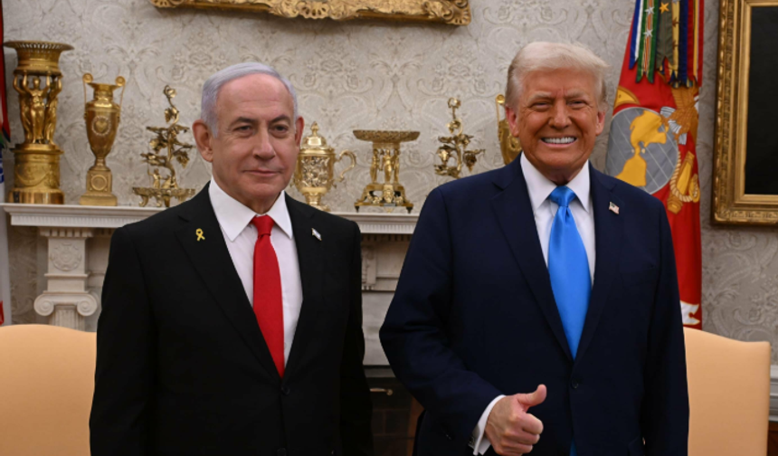 Trump, Netanyahu ile görüştü; Gazze'deki Filistinlilerin taşınması önerisini yineledi