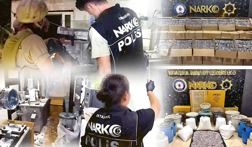 İstanbul'daki operasyonda 2 milyon 535 bin 680 adet uyuşturucu hap ele geçirildi
