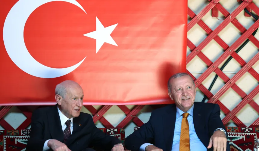 Bahçeli ve Erdoğan, Ahlat'ta han çadırında bir araya geldi