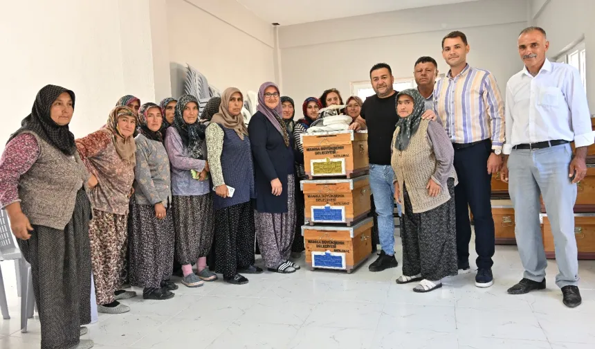 Manisa Kırkağaçlı kadınlara kovan desteği