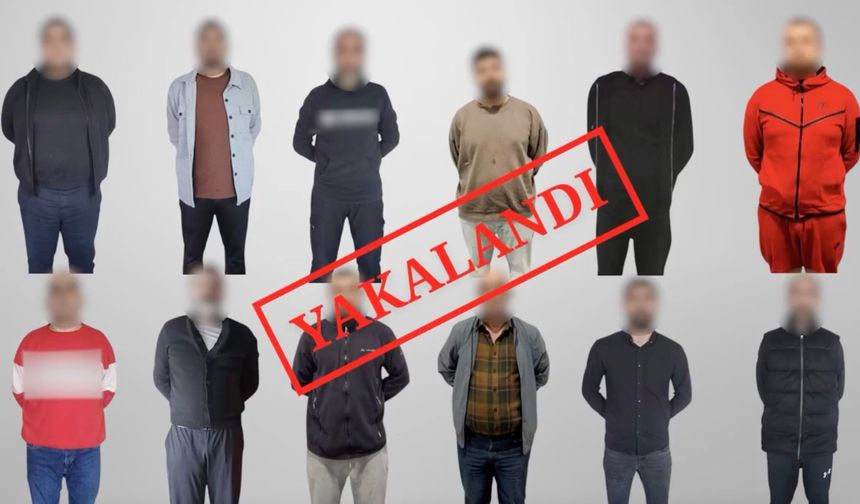 Uluslararası düzeyde aranan 12 kişi Türkiye'ye getirildi