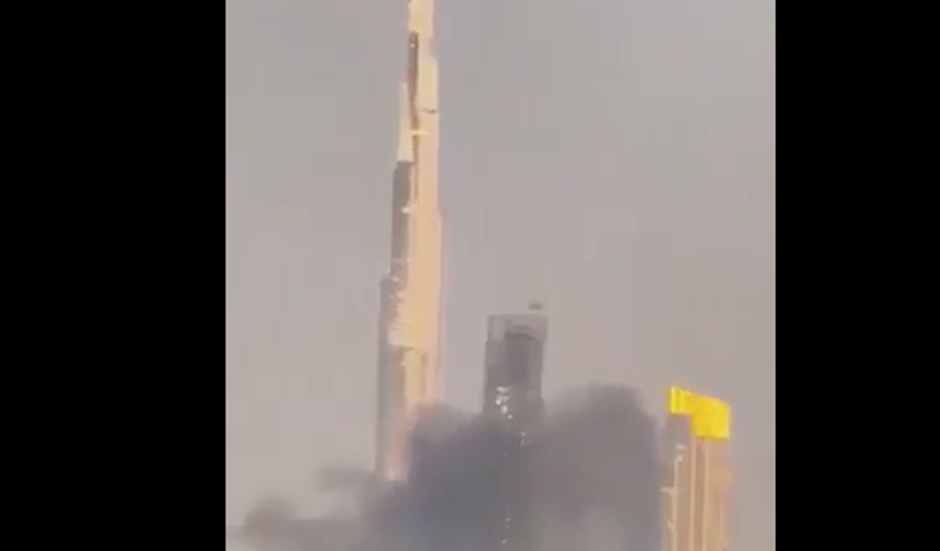 İran, Dubai'de Burj Khalifa binasının yakınlarını vurdu