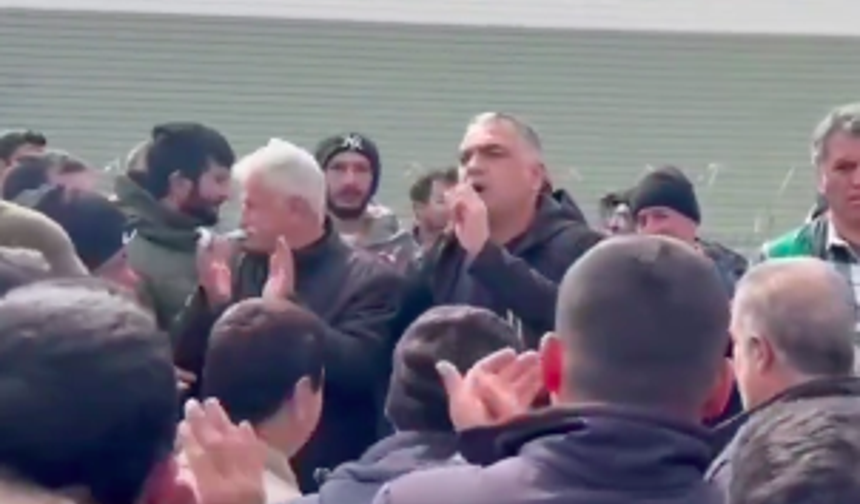 BİRTEK-SEN Genel Başkanı Mehmet Türkmen’e işçi eylemindeki konuşması nedeniyle gözaltı