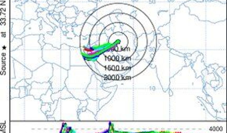 Prof. Dr. Kadıoğlu, paylaştı: Eğer İran'daki nükleer santralden nükleer bir serpinti olduysa nereleri etkileyebilir?