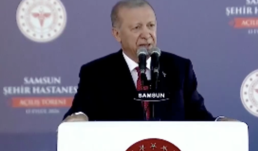 Cumhurbaşkanı Erdoğan, Samsun'da konuştu: Darbeler defteri artık kapanmıştır