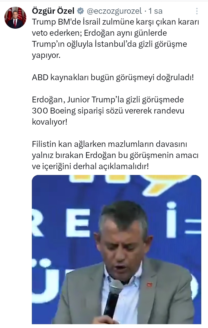 Özel Trump Erdoğan