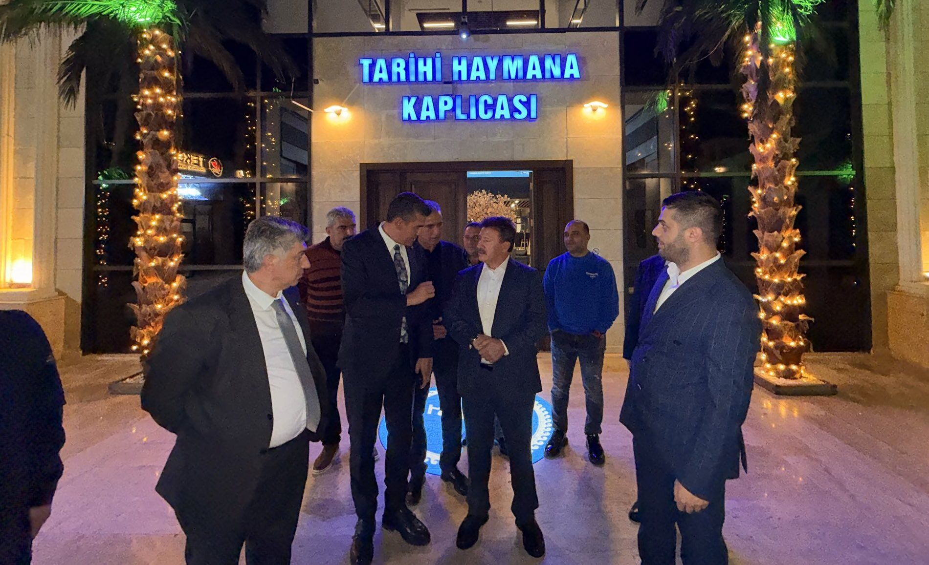 Belediye Başkanı paylaştı: TESK Başkanlığı'nı kazanan Yiğiner, "yorgunluğunu" kaplıcada atmış